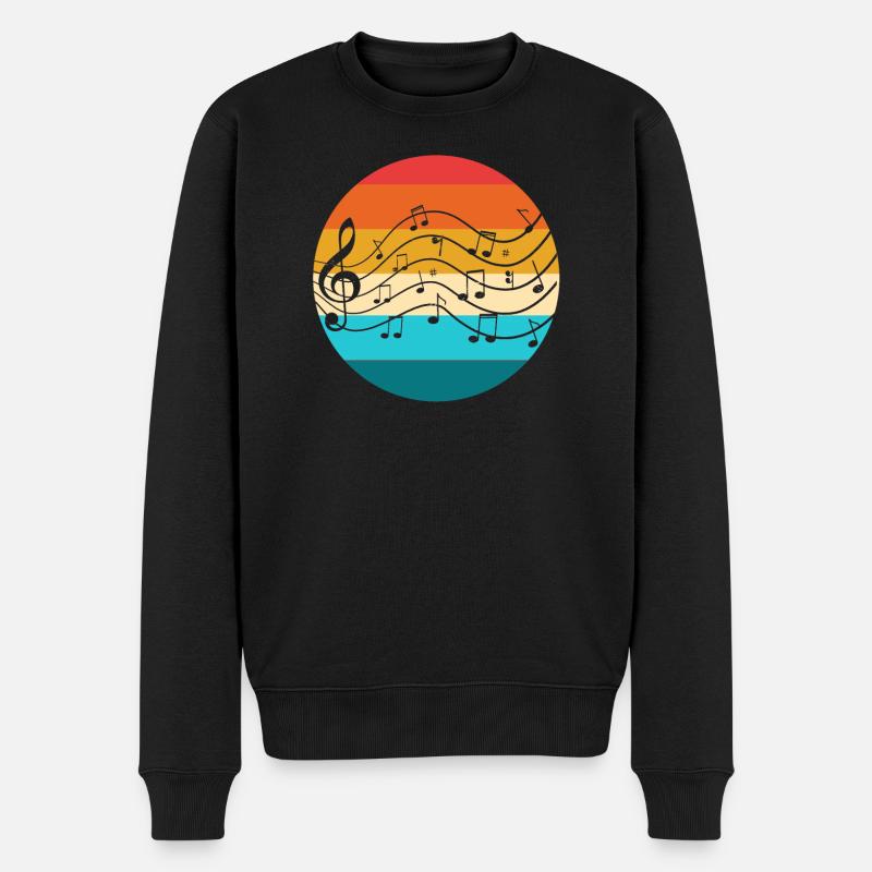 la musique - Pull Premium bio Homme - noir