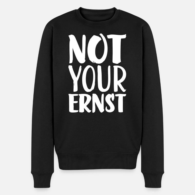 Pas votre ernst - Pull Premium bio Homme - noir