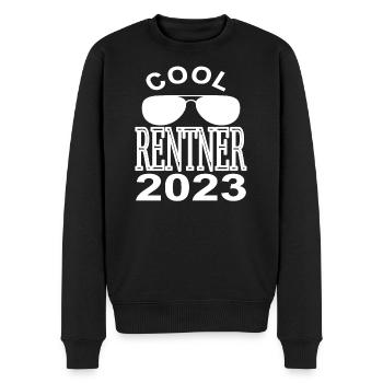 Rentner 2023 Rentnerin Senior Pension Geschenkidee - Männer Premium Bio Pullover - Schwarz - Vorne - Nico (187cm)