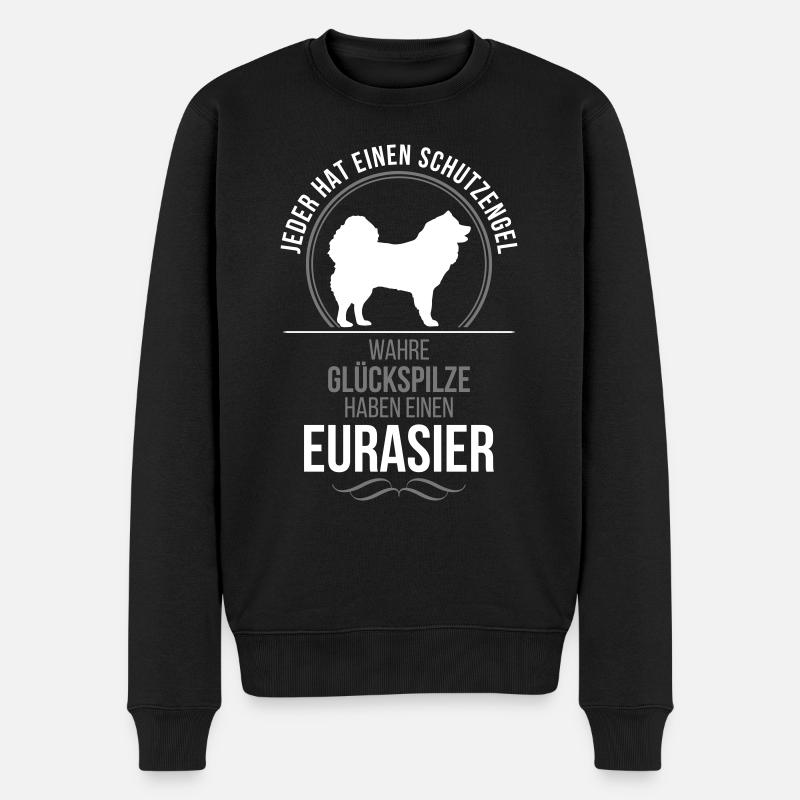 EURASIER Ange Gardien Wilsigns - Pull Premium bio Homme - noir