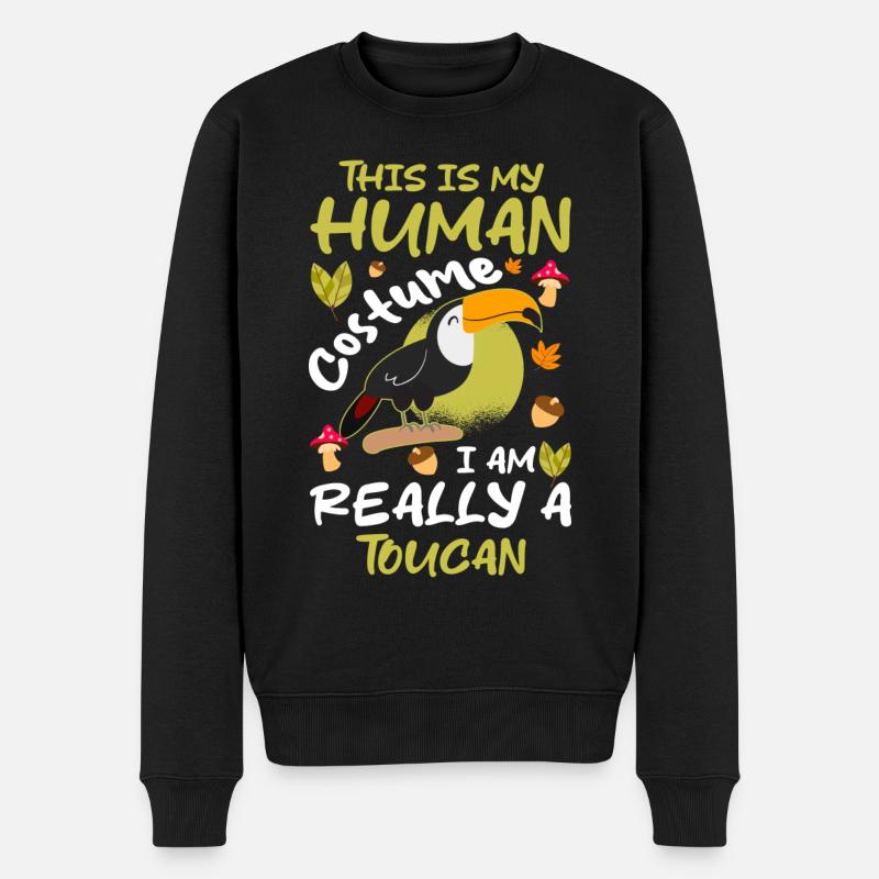 Vacances Oiseaux Nature Exotique - Pull Premium bio Homme - noir