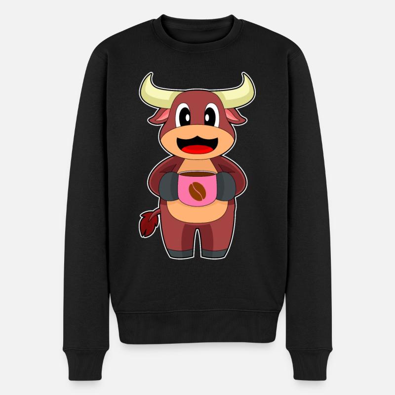 Taurus Coffee Mug - Men's Premium Organic Jumper - black
