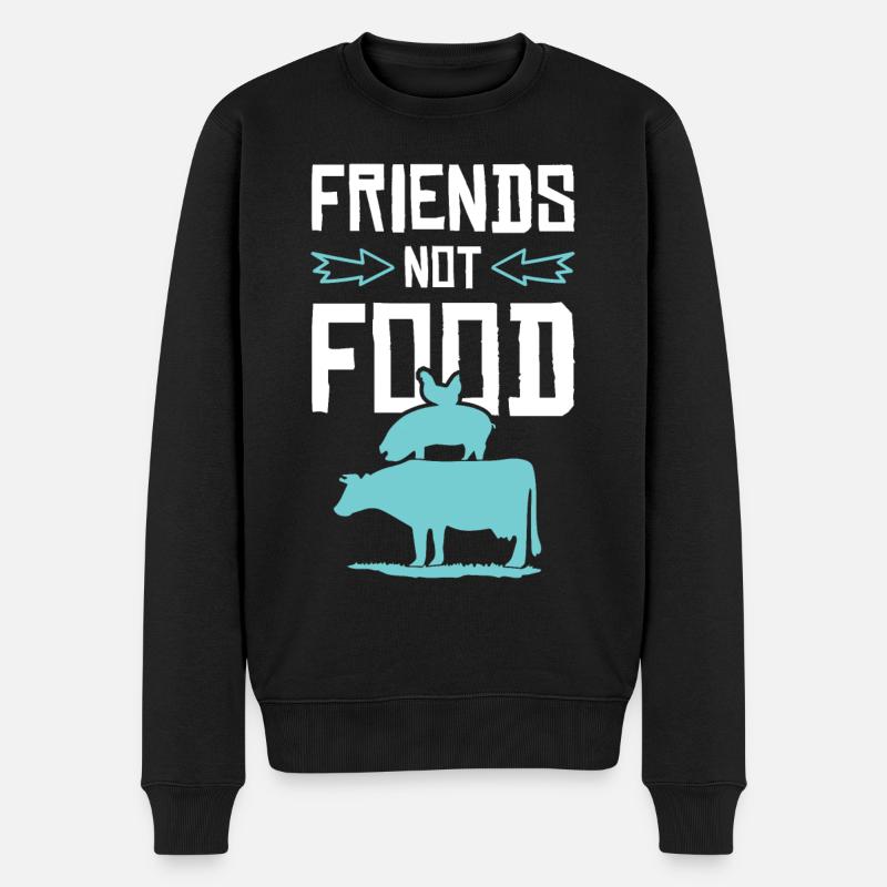 Amis bien-être animal - Pull Premium bio Homme - noir