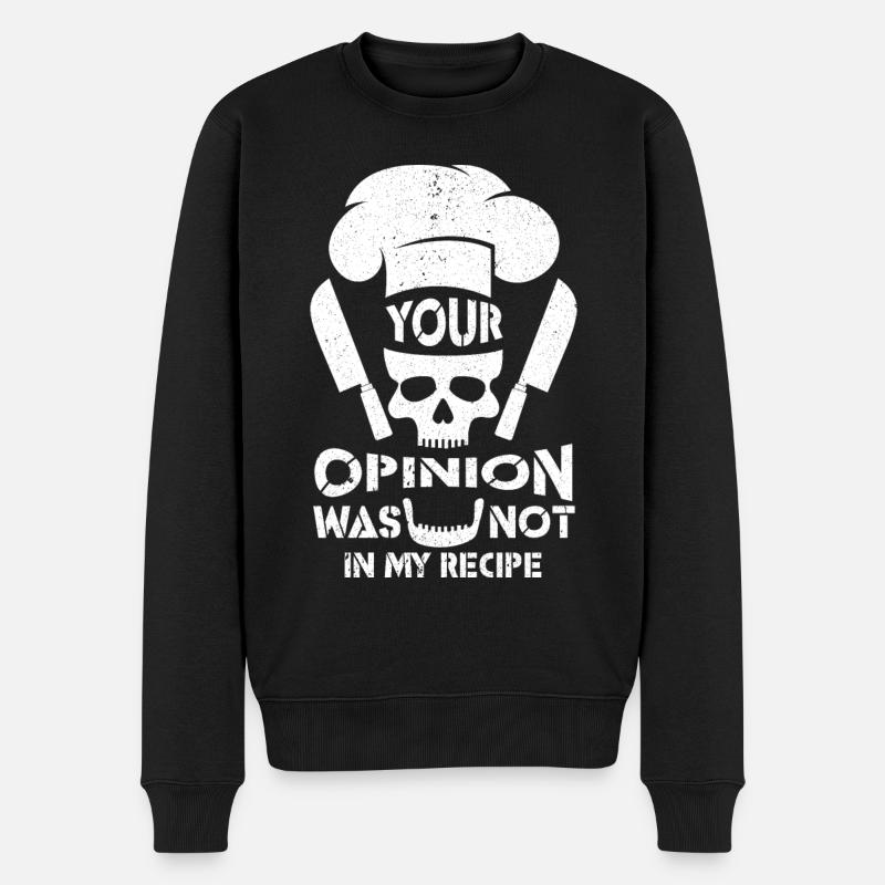 Cuisinier Chef étoilé Gastro Restaurant - Pull Premium bio Homme - noir