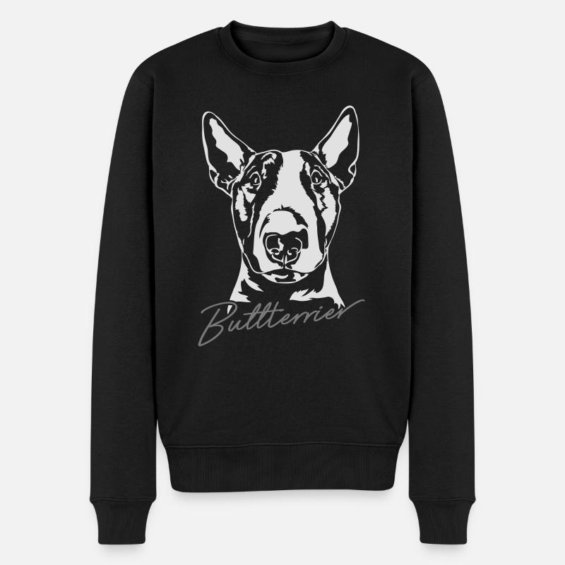 BULL TERRIER - Pull Premium bio Homme - noir
