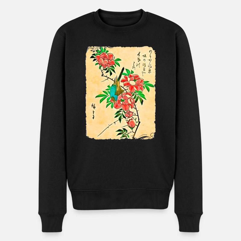 Art japonais - Hiroshige - Pull Premium bio Homme - noir