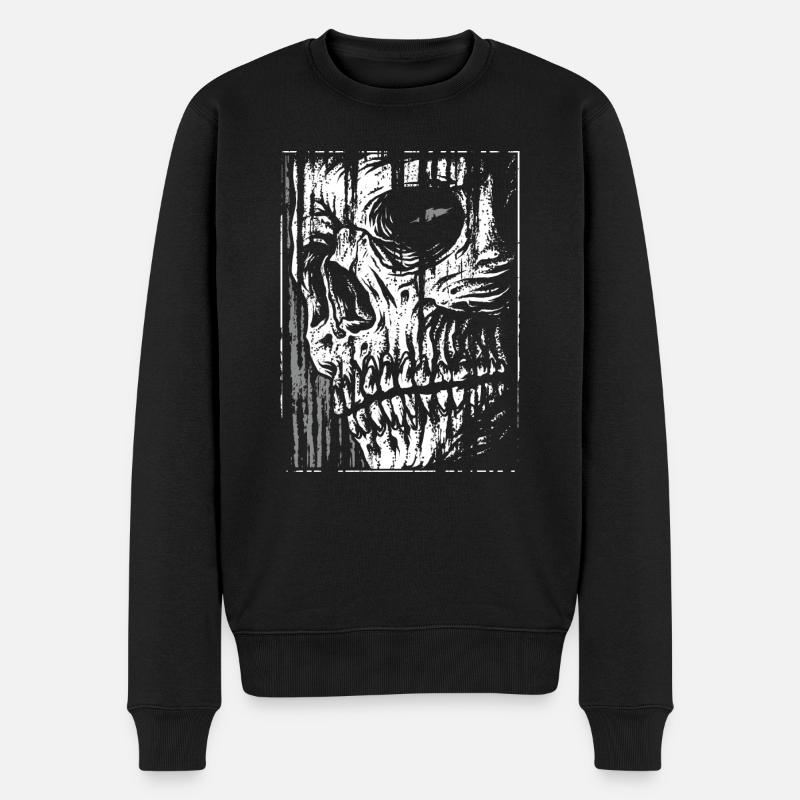 Crâne I Grim Reaper - Pull Premium bio Homme - noir