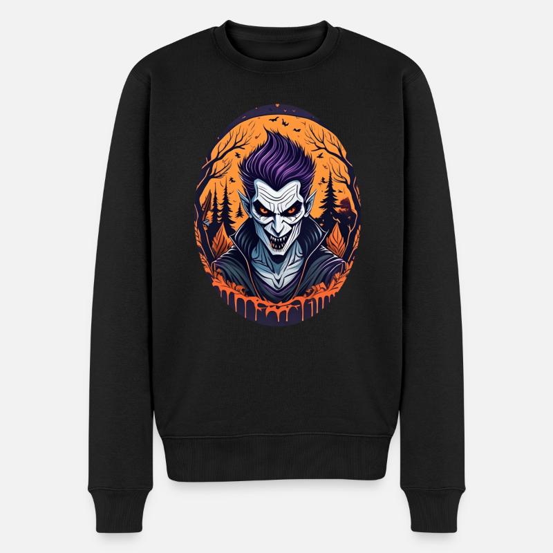 Gruseliges Halloween-partykostüm Vampir - Pull Premium bio Homme - noir