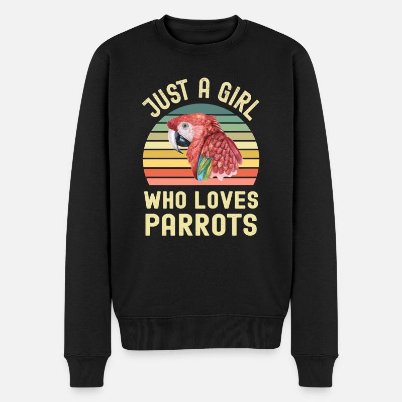 Ara perroquet - Pull Premium bio Homme - noir