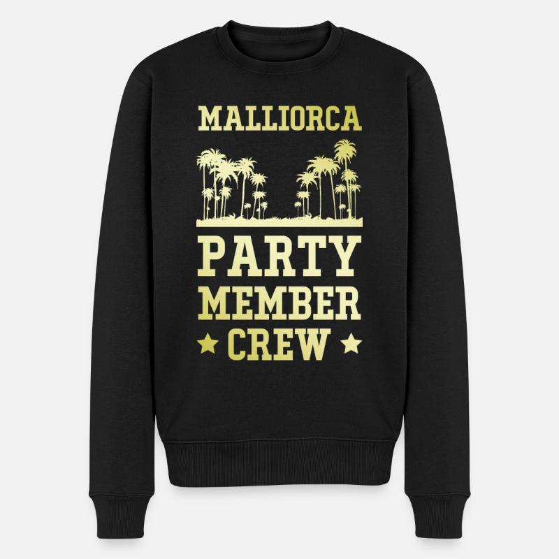 Majorque Party Crew - Pull Premium bio Homme - noir