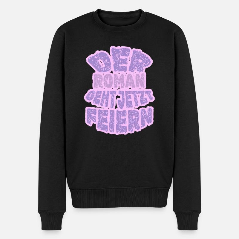 Geschenk für Roman - Männer Premium Bio Pullover - Schwarz