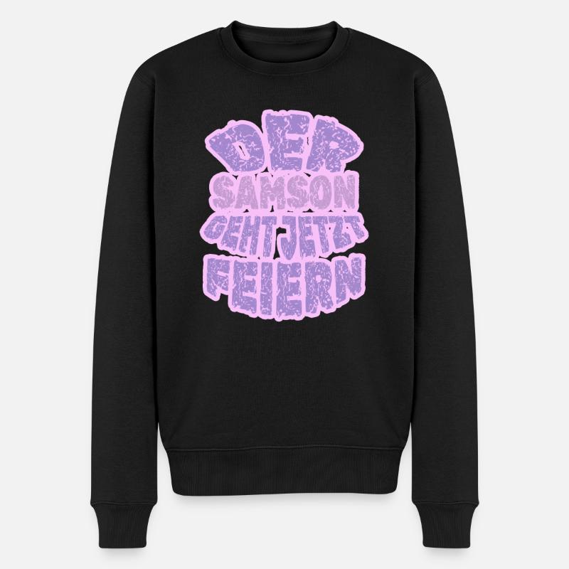 Geschenk für Samson - Männer Premium Bio Pullover - Schwarz