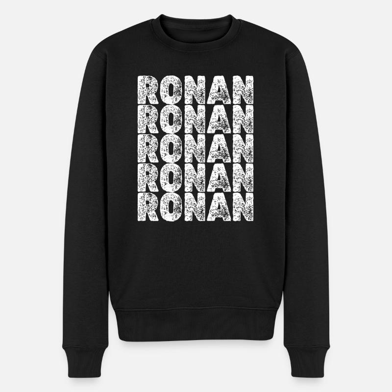Héros Ronan - Pull Premium bio Homme - noir