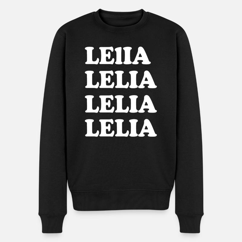 Lelia comme nom - Pull Premium bio Homme - noir