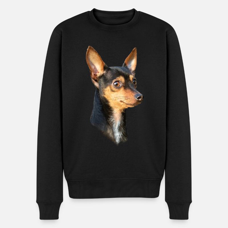 Rattenhund - Männer Premium Bio Pullover - Schwarz