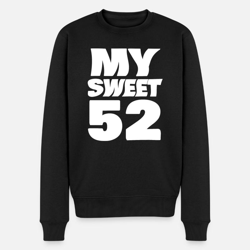 Sweet 52 - Männer Premium Bio Pullover - Schwarz