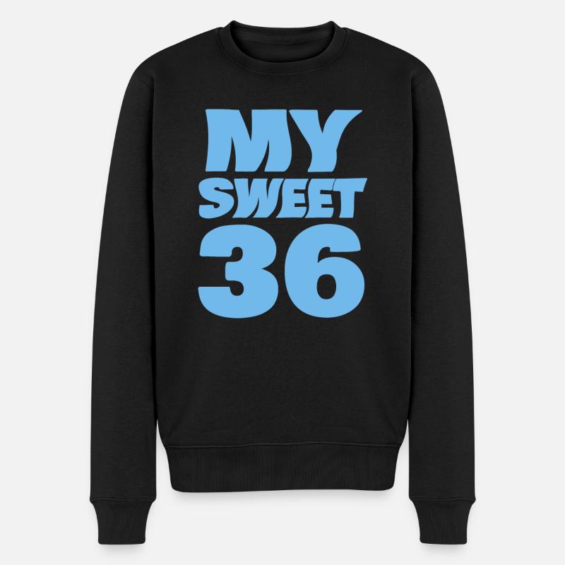 Süß 36 - Männer Premium Bio Pullover - Schwarz
