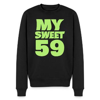 59 ans - Pull Premium bio Homme - noir - Devant - Nico (187cm)