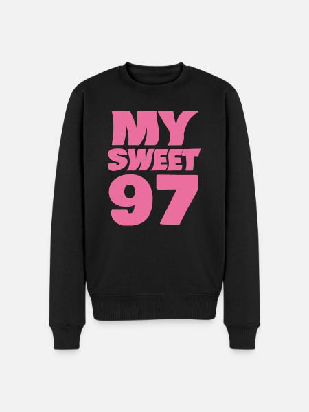 Sweet 97 - Men's Premium Organic Jumper - black