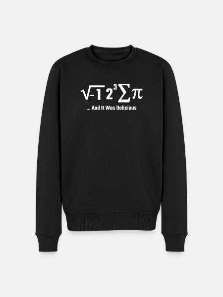 J'ai mangé de la tarte et c'était délicieux pour moi - Pull Premium bio Homme - noir