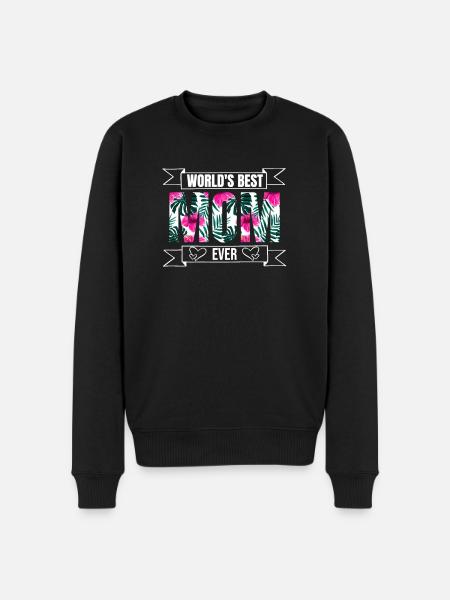 Mom - Männer Premium Bio Pullover - Schwarz