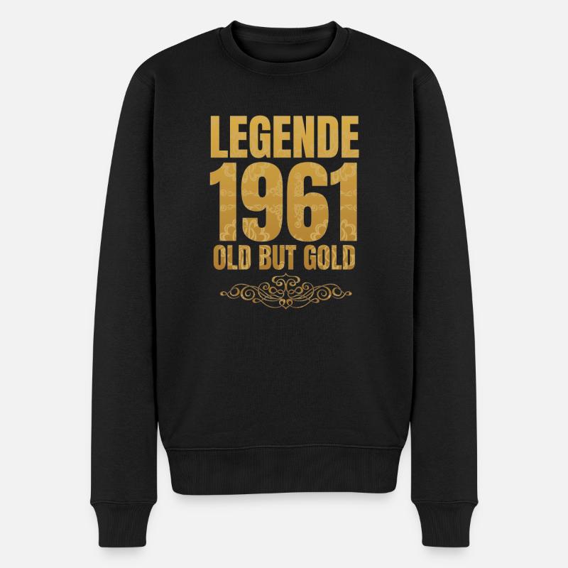 Legende 1961 - Männer Premium Bio Pullover - Schwarz