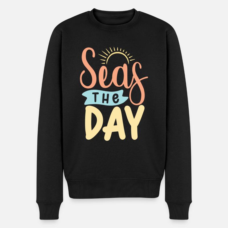 Mers Le Jour - Pull Premium bio Homme - noir