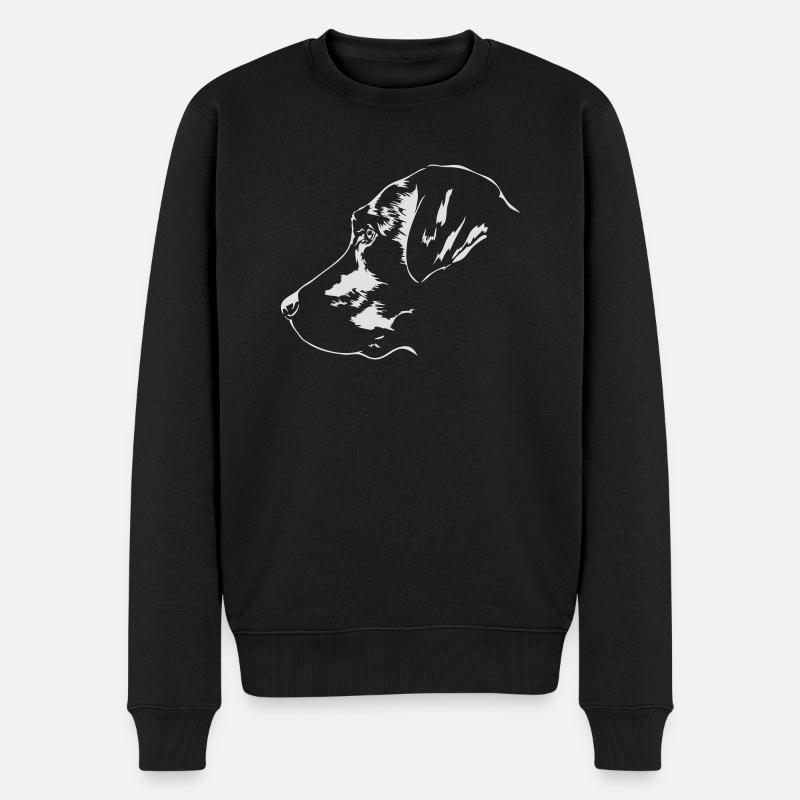 LABRADOR RETRIEVER - Männer Premium Bio Pullover - Schwarz