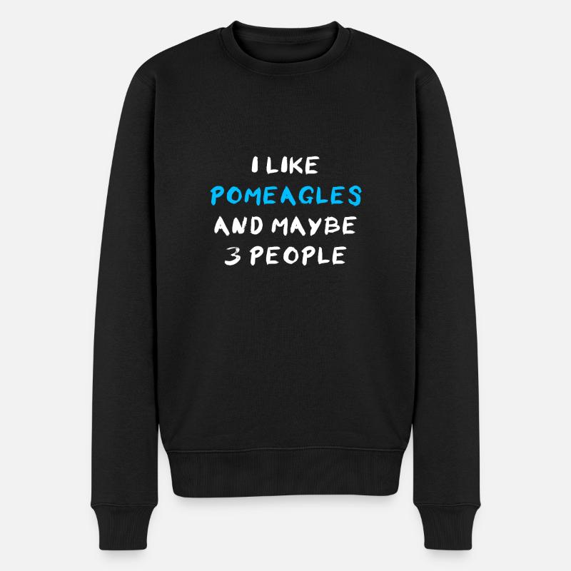 Pomeagle - Pull Premium bio Homme - noir