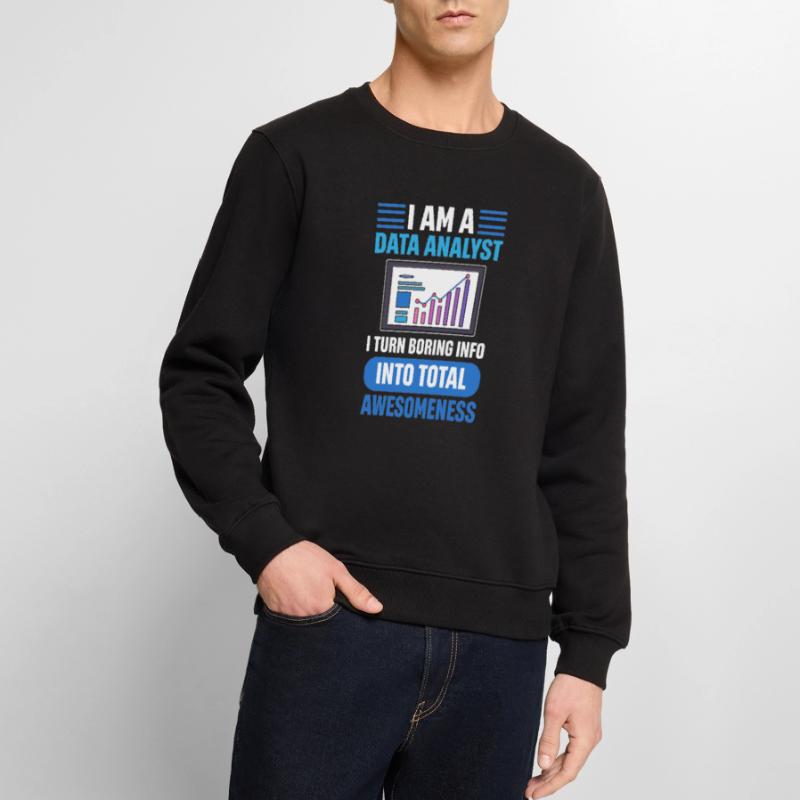 Data Engineer Data Processing Data Science Men's Premium Organic Jumper