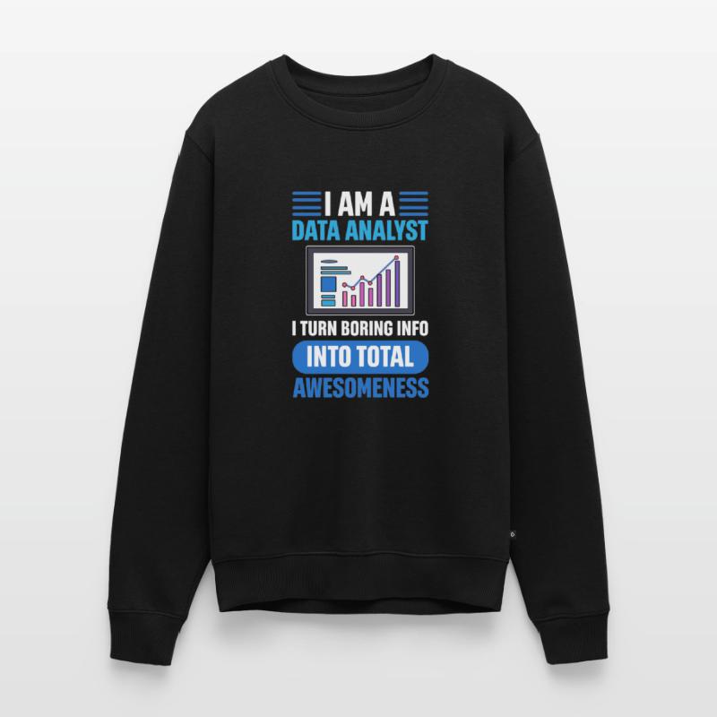 Data Engineer Data Processing Data Science Men's Premium Organic Jumper