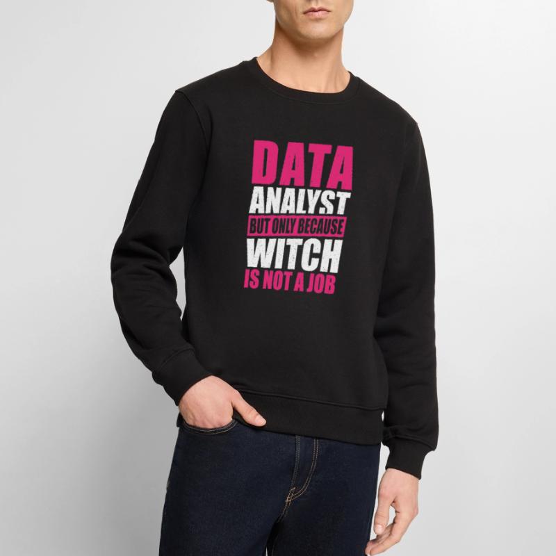 Geek Data Collector Data Analysis Data Science Men's Premium Organic Jumper