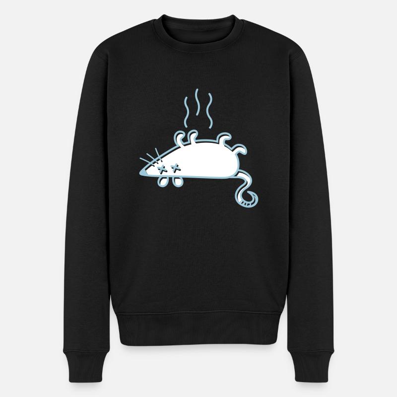 Une souris morte - Pull Premium bio Homme - noir