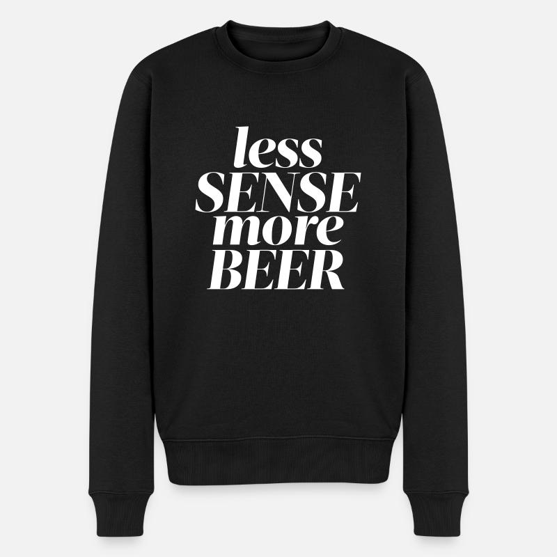 Bière - Pull Premium bio Homme - noir