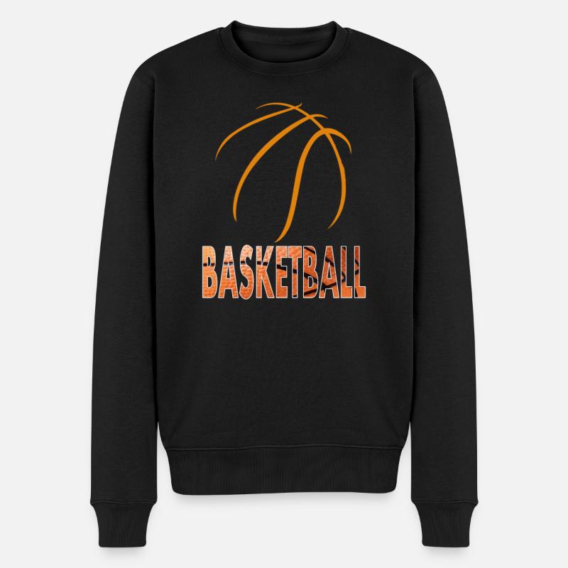 Basket-ball jouer cadeau - Pull Premium bio Homme - noir
