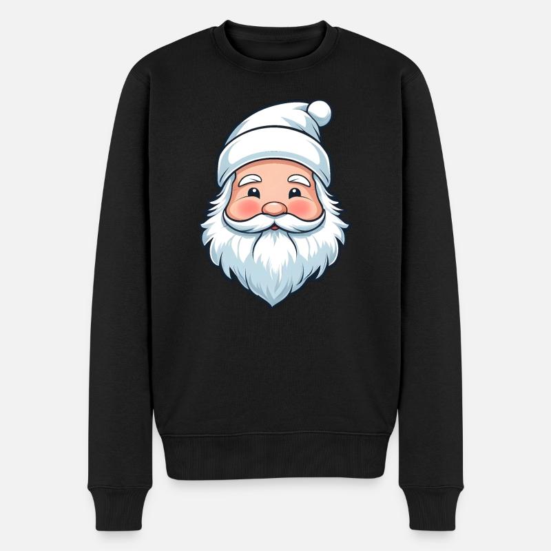 Magie de Noël blanche - Pull Premium bio Homme - noir