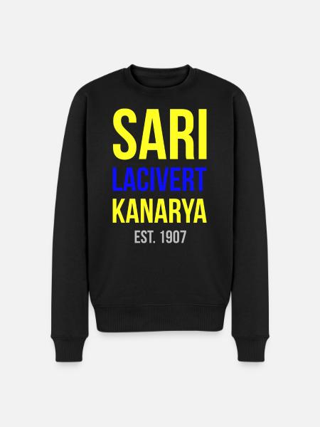 Kanarya - Men's Premium Organic Jumper - black