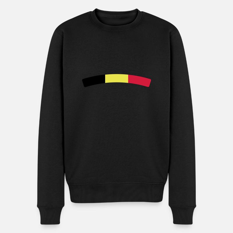 Belgique (V) - Pull Premium bio Homme - noir