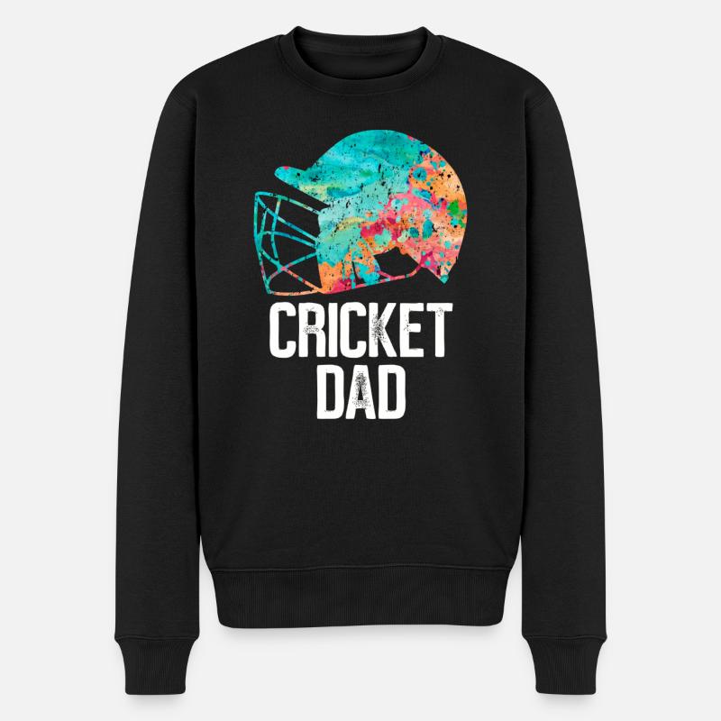 Papa de cricket - Pull Premium bio Homme - noir