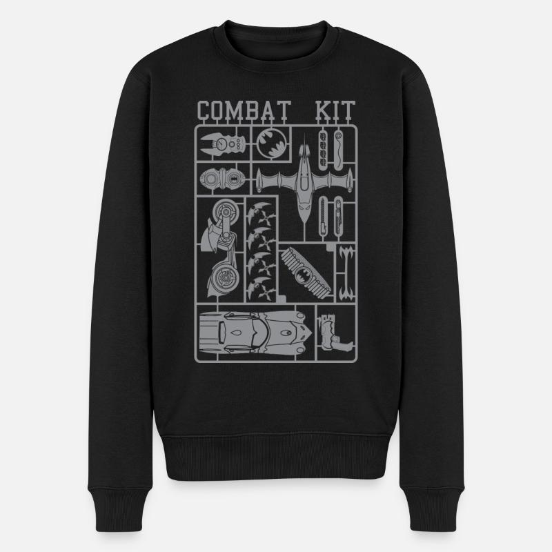 Batman Combat Kit - Männer Premium Bio Pullover - Schwarz