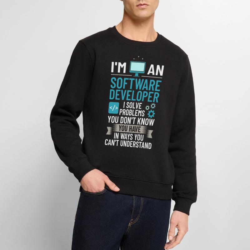Software Development Software Developer Developer Men's Premium Organic Jumper