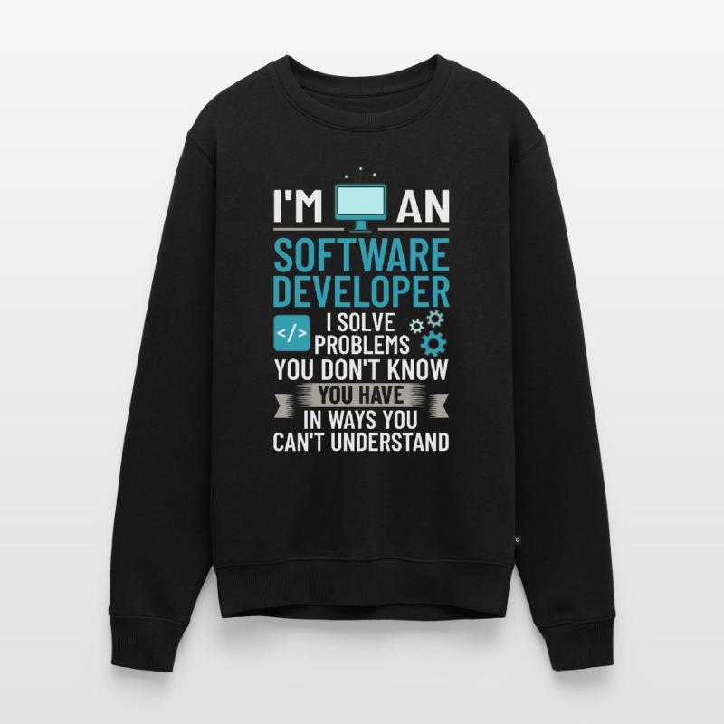 Software Development Software Developer Developer Men's Premium Organic Jumper