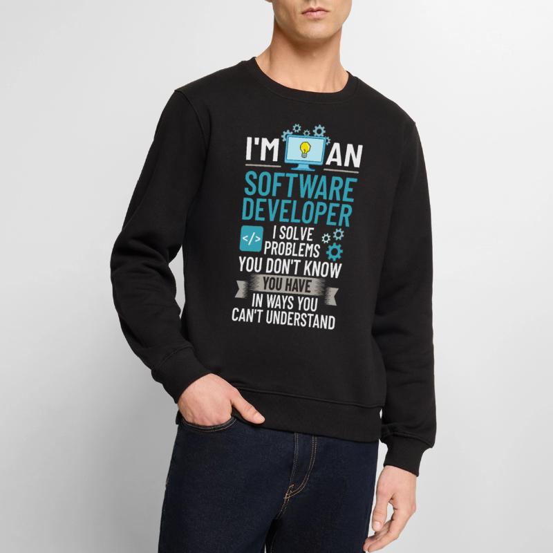Software Development Software Developer Developer Men's Premium Organic Jumper