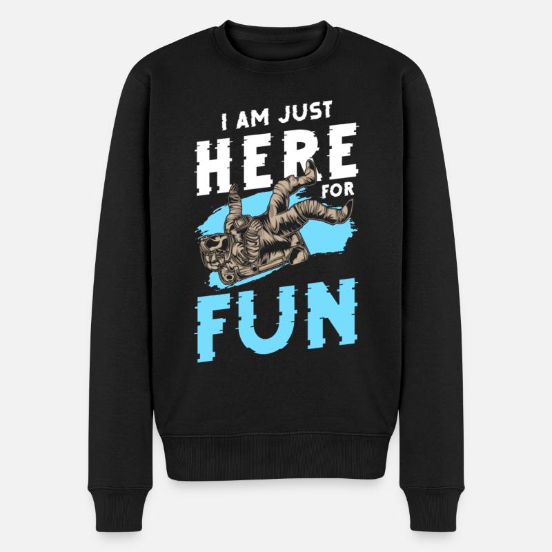 Etoiles Planètes Espace Mars - Pull Premium bio Homme - noir