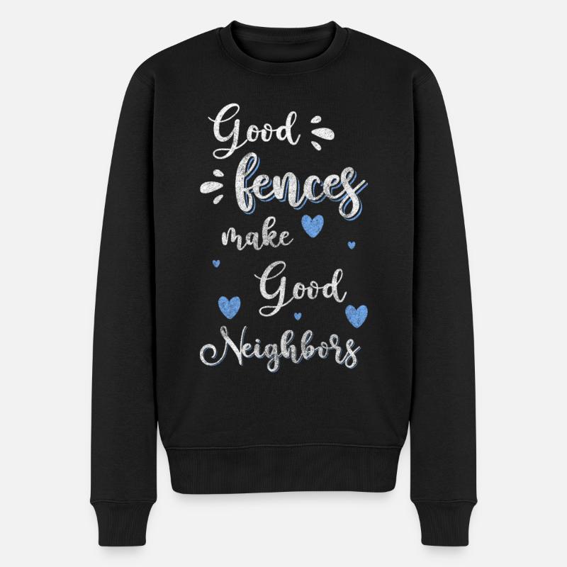 Humour de quartier - Pull Premium bio Homme - noir