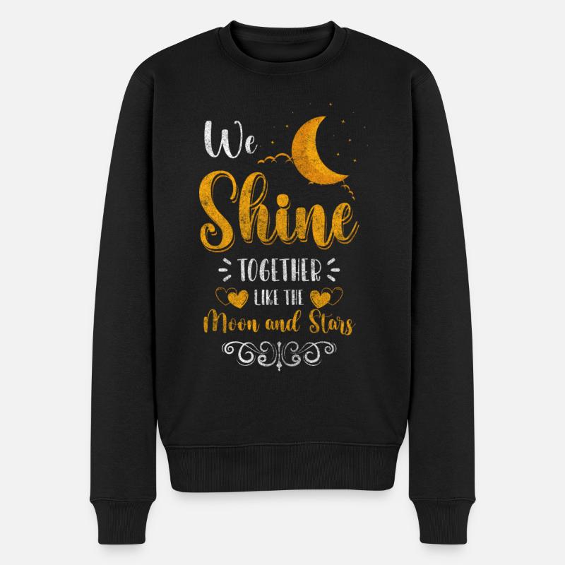 Stars Wishes Dream Night Sky - Pull Premium bio Homme - noir