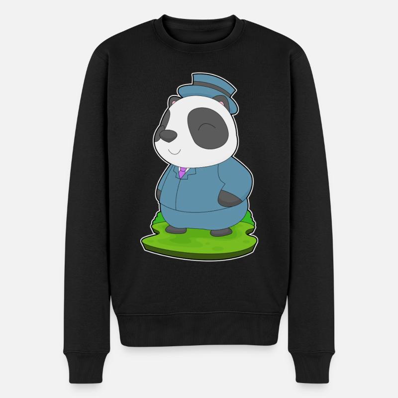 Costume de mariage Panda Groom - Pull Premium bio Homme - noir