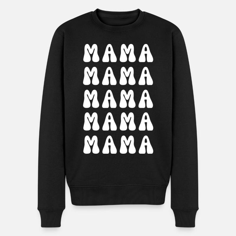 MAMAN - Pull Premium bio Homme - noir