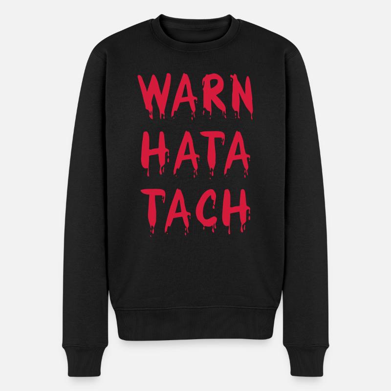Avertissement Tach hata - Pull Premium bio Homme - noir