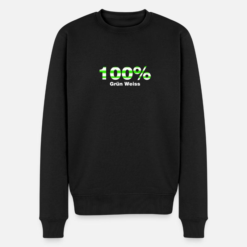 Bremen Stadt Design - Männer Premium Bio Pullover - Schwarz